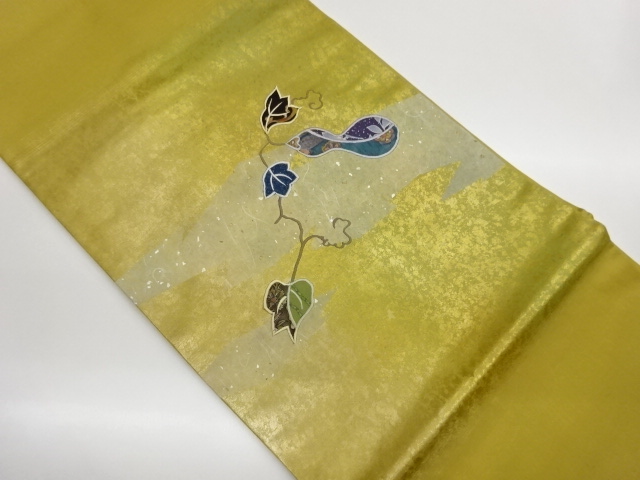 JAPANESE NAGOYA OBI / EMBROIDERY / PATCHWORK / GOURD